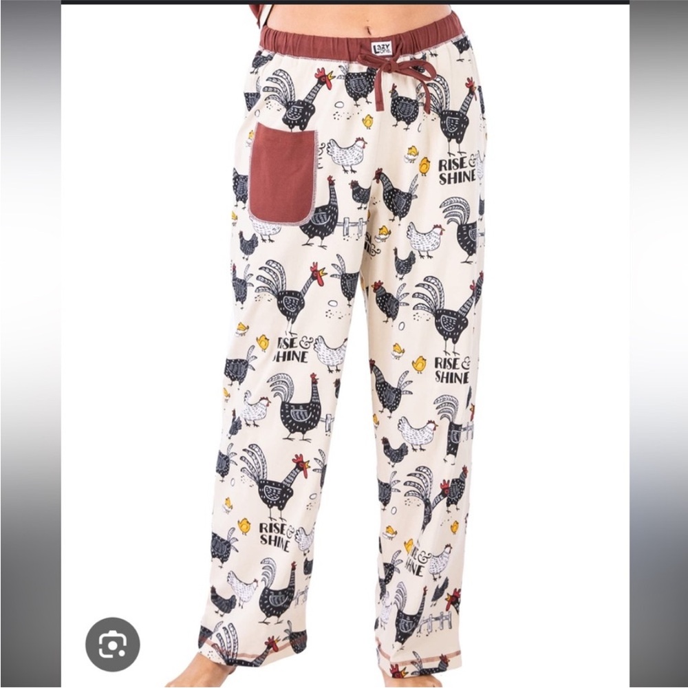 Lazy One Chicken Rise and Shine Pajamas size
Medium